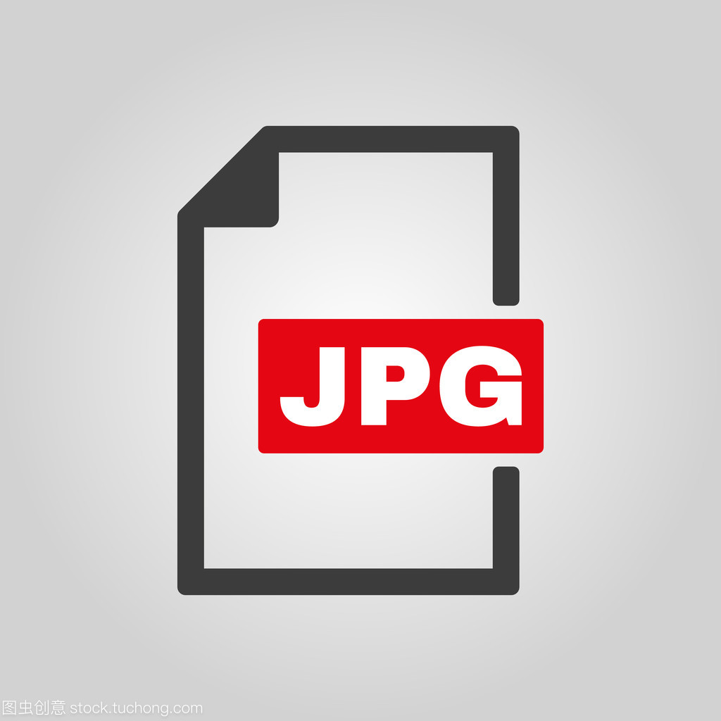 Jpg 图标。文件格式符号。单位